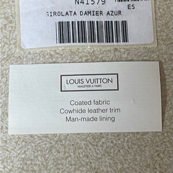 Authentic Louis Vuitton Girolata Damier Azur Bag - Picture 4 of 6